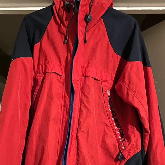 VTG Polo Ralph Lauren Polo Sport Performance Technologies jacket coat Size M - Picture 1 of 10